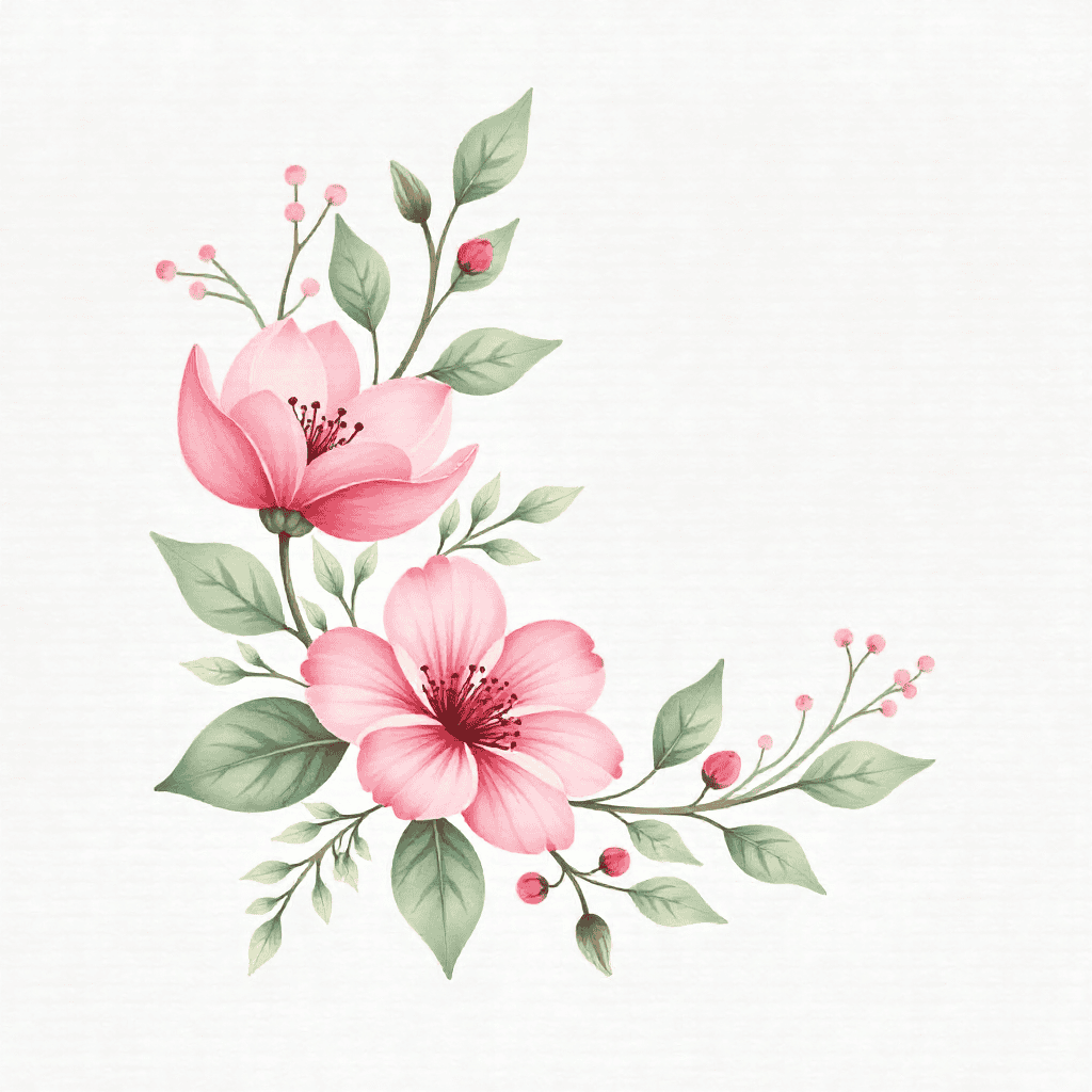 Beautiful handmade greeting cards with watercolor designs